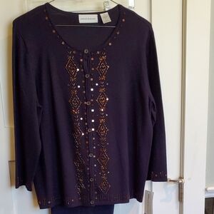 NWT Beaded Sweater & Pants